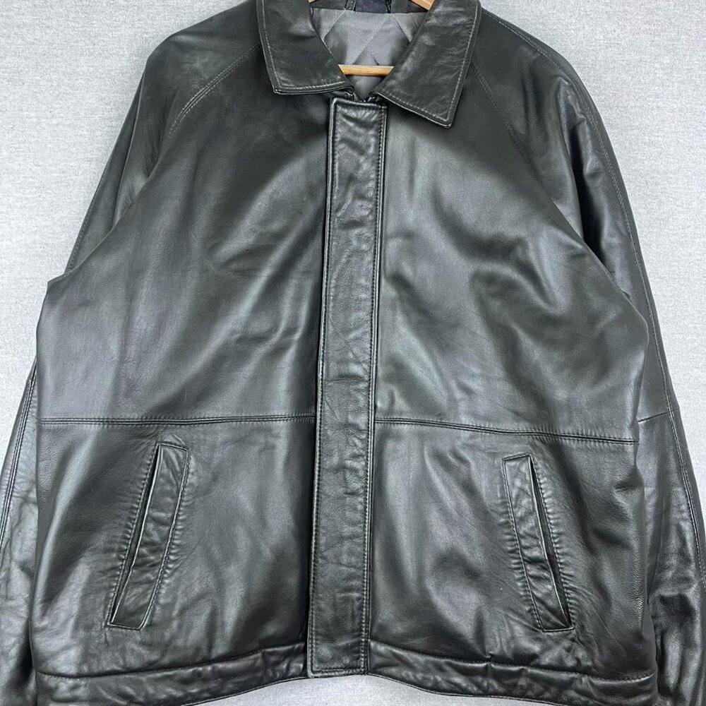 FR TRIPLER & Co CLASSIC‎ leather jacket size XL buttery leather